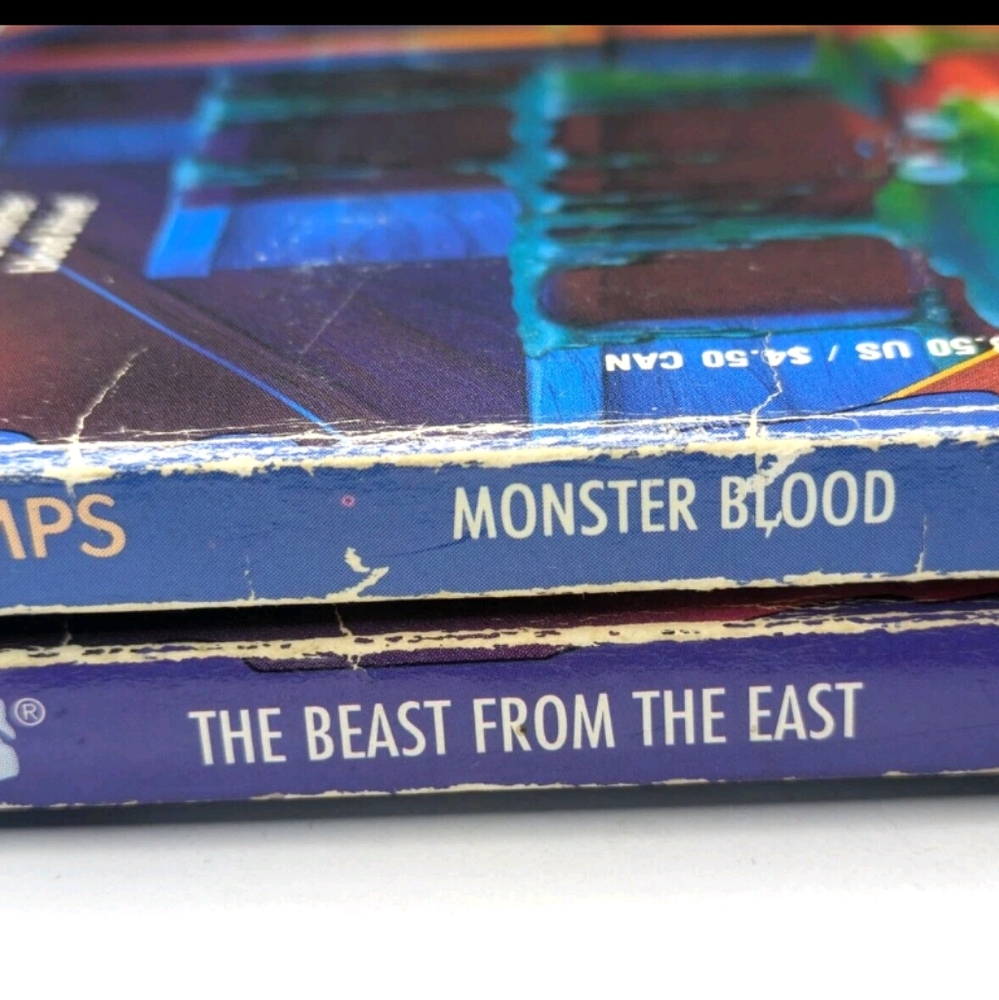 R.L. Stine Goosebumps Book Pair #3 Monster Blood, #43 The Beast From The East - Picture 3 of 11